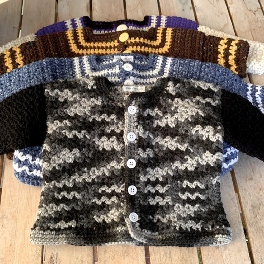 Handmade Toddler Cardigans